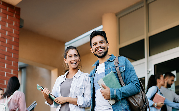Students preparing for the new school year